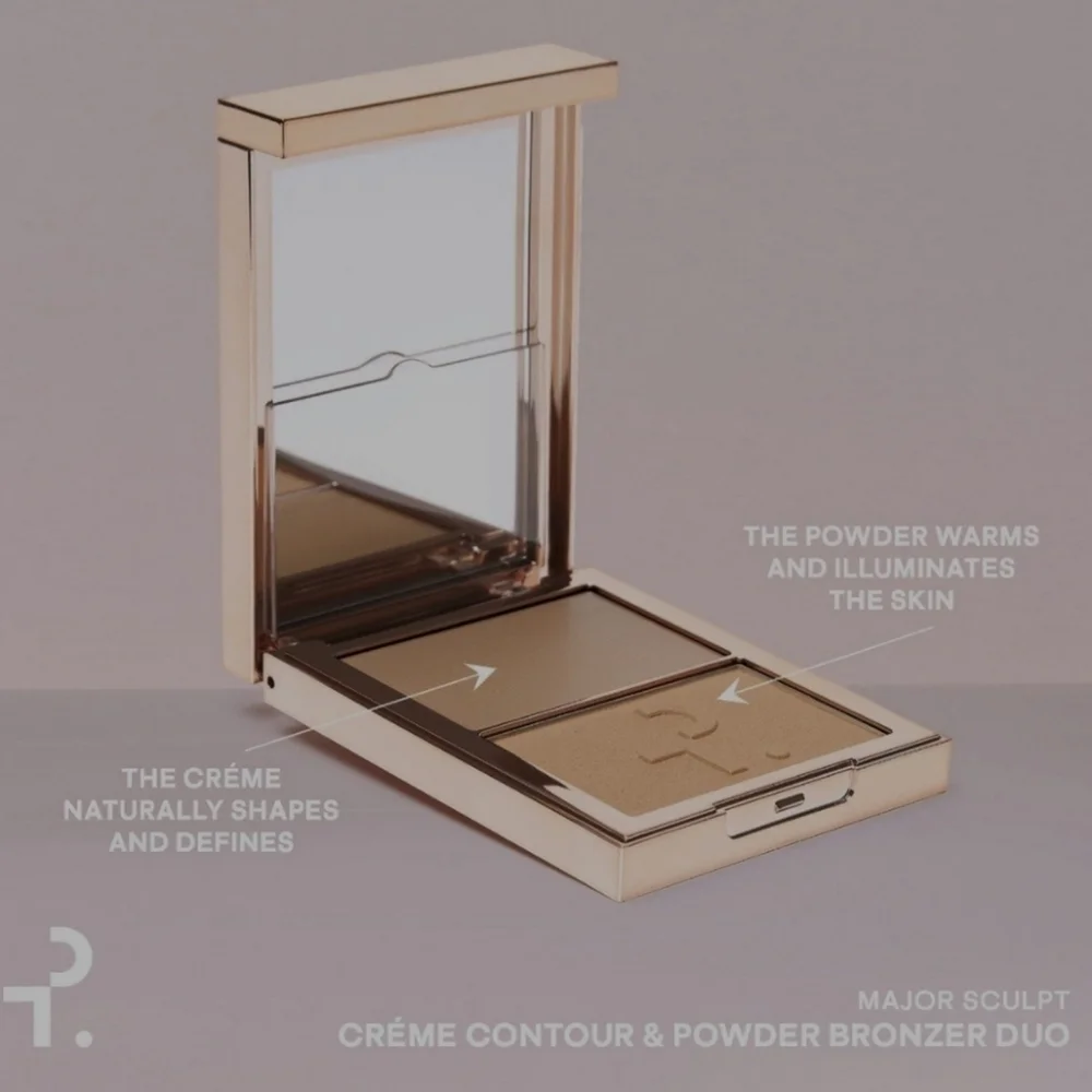 PATRICK TA Major Sculpt Crème Contour & Powder Bronzer Duo SHE'S STATUESQUE BNIB